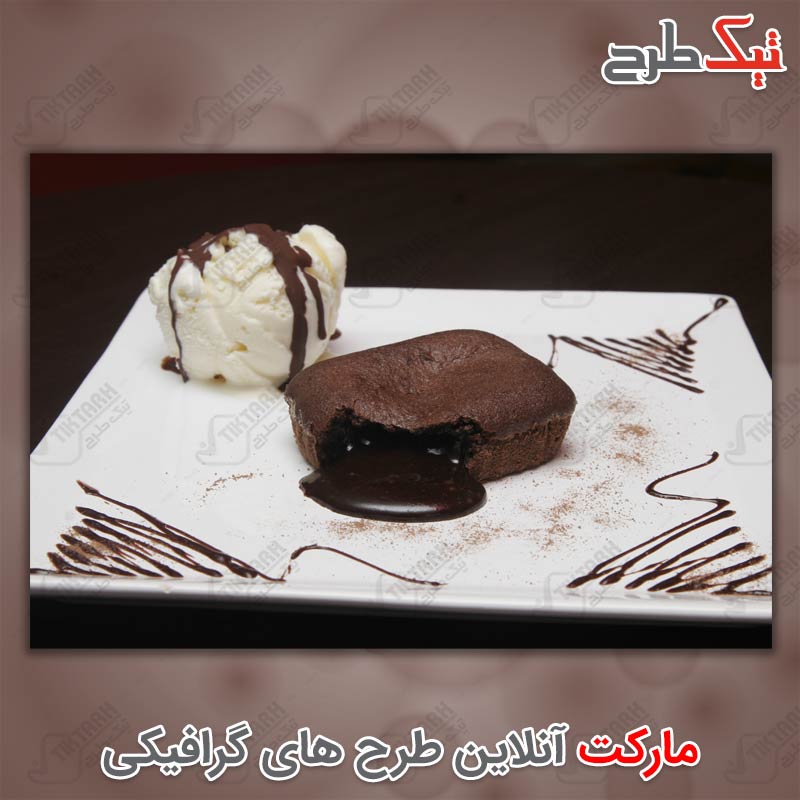 عکس لارج فرمت شیرینی کاکائویی