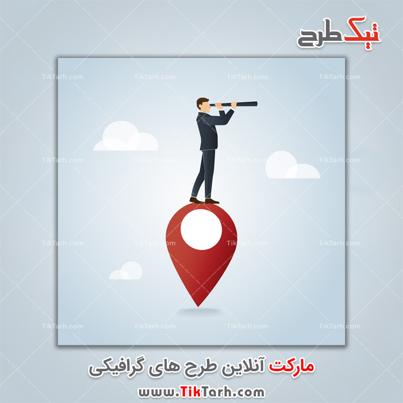 دانلود کلیپ آرت آیکون موقعیت مکانی
