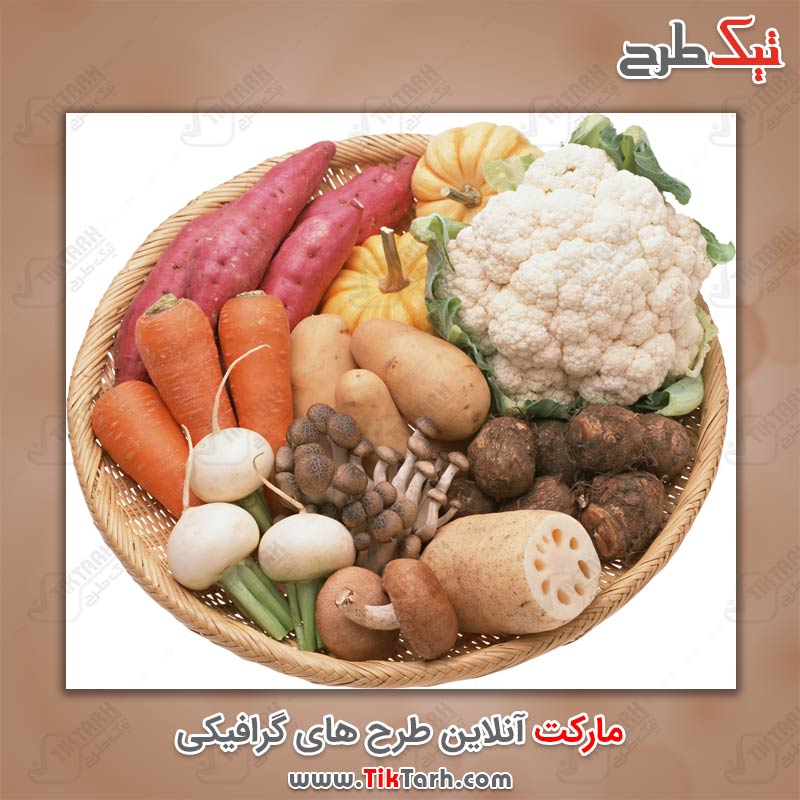 دانلود عکس با کیفیت کلم و سیب زمینی