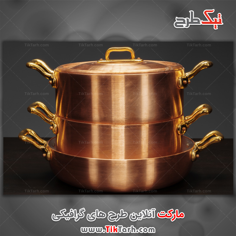 دانلود عکس تابه و قابلمه مسی