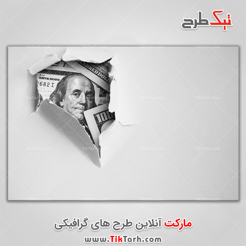 دانلود تصویر با کیفیت اسکناس 100 دلاری