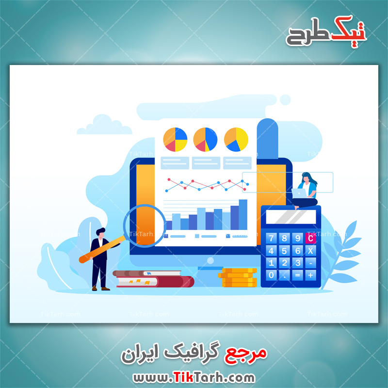 دانلود وکتور مفهومی تحلیل داده