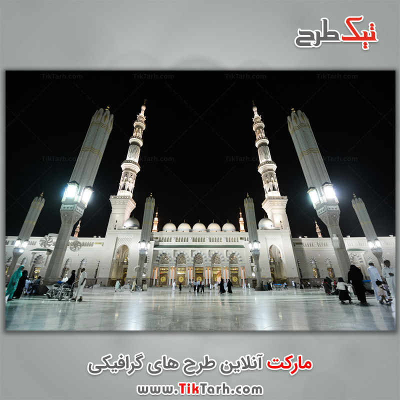 دانلود تصویر با کیفیت مسجد نبی
