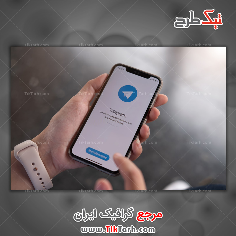 دانلود عکس گرافیکی تلگرام