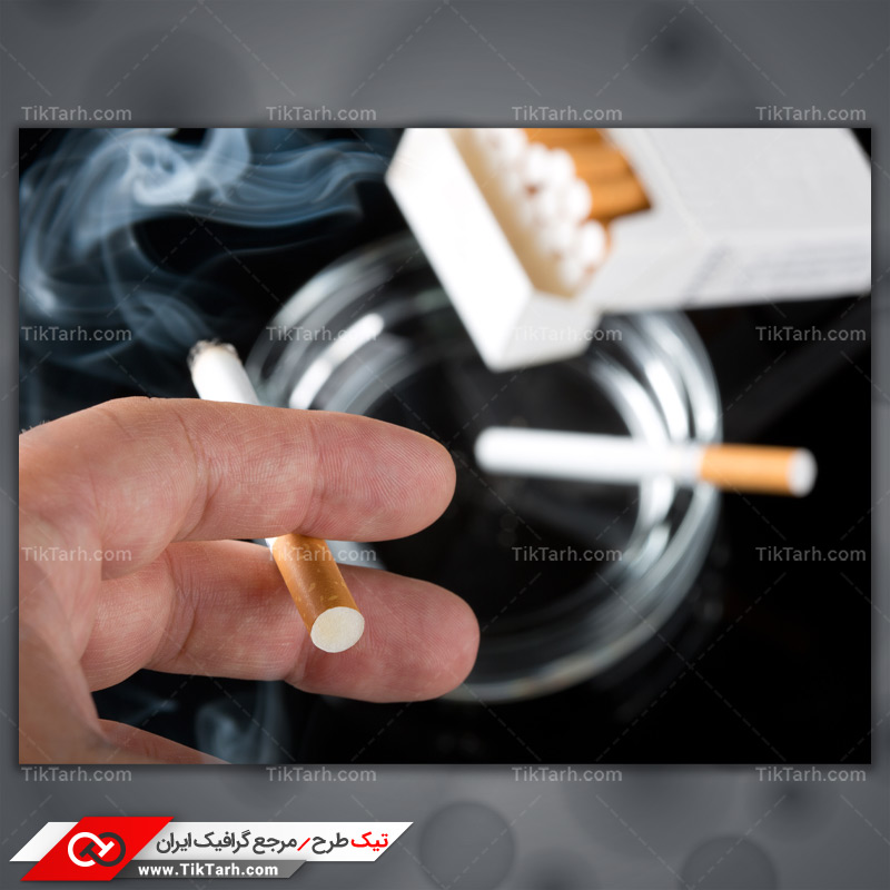 دانلود عکس با کیفیت سیگار و جا سیگاری