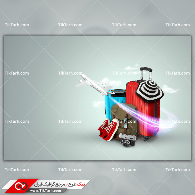 دانلود تصویر با کیفیت کوله پشتی و چمدان مسافرتی