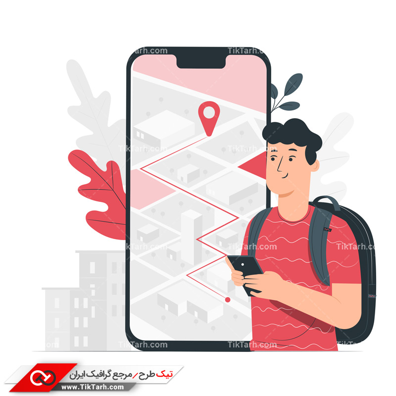 دانلود وکتور مفهومی مکان یابی