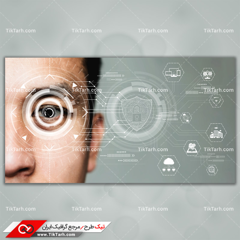 دانلود تصویر با کیفیت چشم و پیشرفت تکنولوژی