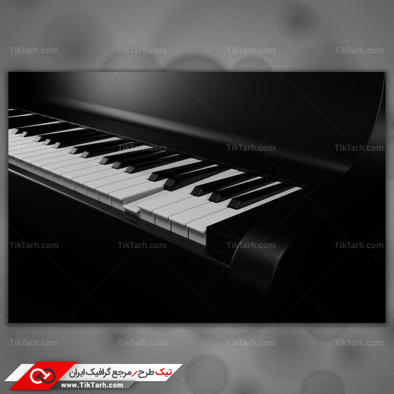 دانلود عکس گرافیکی پیانو