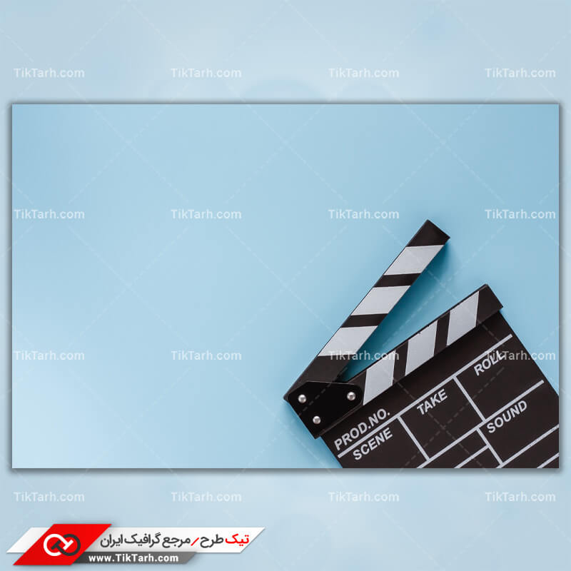 دانلود عکس گرافیکی کلاکت فیلمبرداری