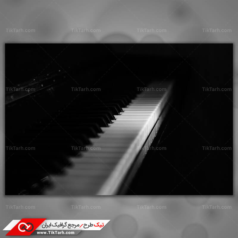 دانلود عکس گرافیکی صفحه پیانو