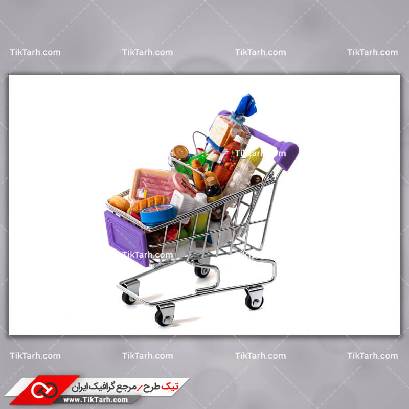 دانلود تصویر با کیفیت سبد مواد غذایی