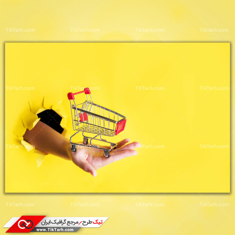 دانلود تصویر با کیفیت چرخ خرید فروشگاه