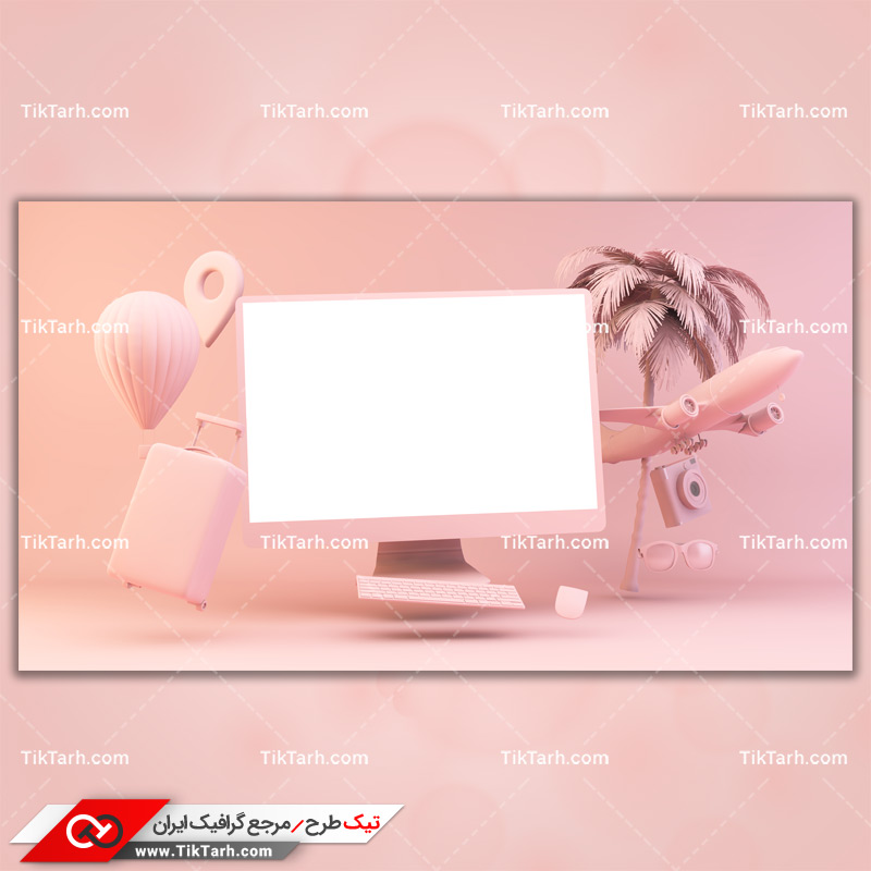 دانلود تصویر با کیفیت مانیتور و تجهیزات سفر