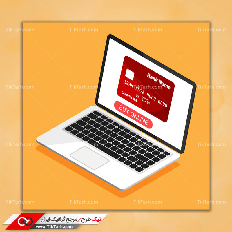 دانلود کلیپ آرت کارتونی خرید آنلاین با لپ تاپ