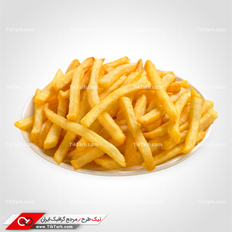 دانلود طرح لایه باز سیب زمینی خلالی سرخ شده