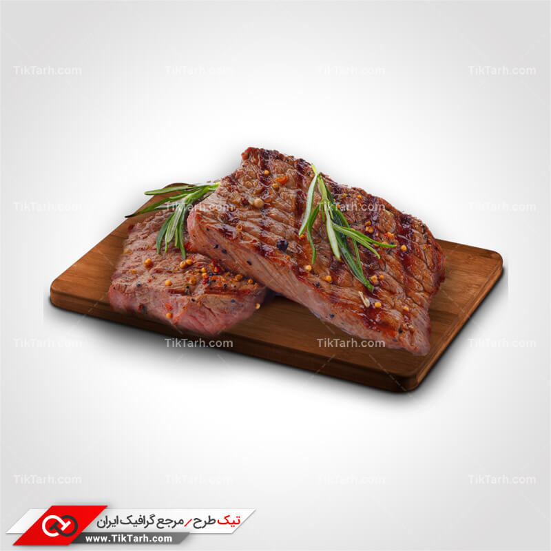 دانلود طرح لایه باز استیک کباب شده