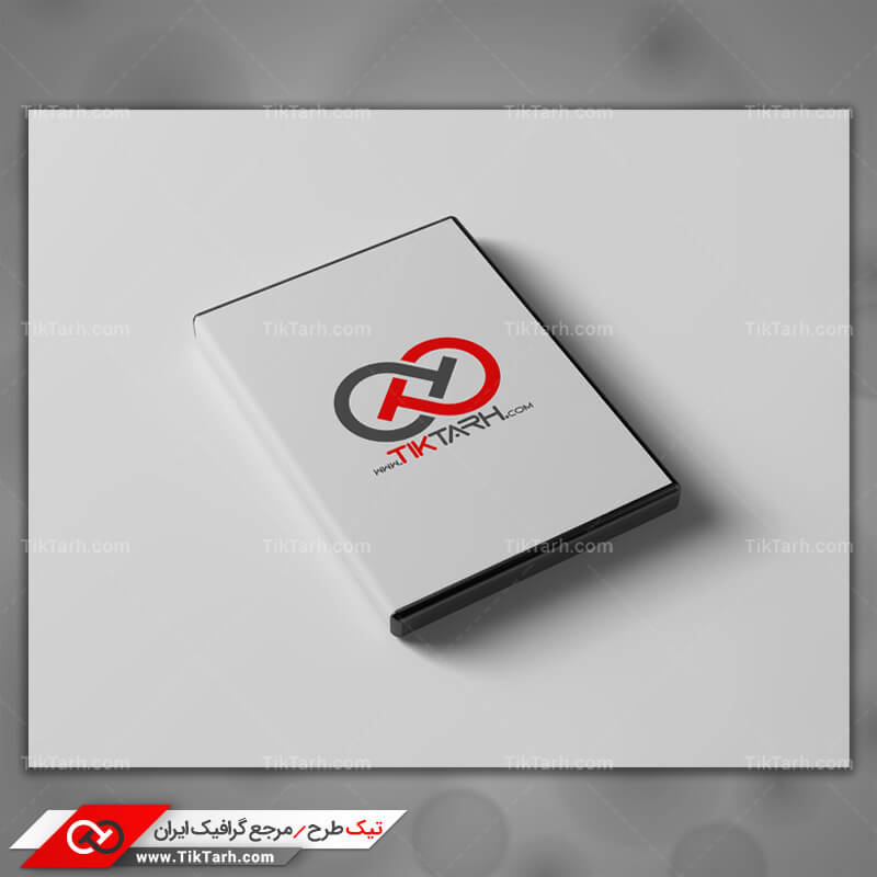 طرح لایه باز موکاپ قاب سی دی