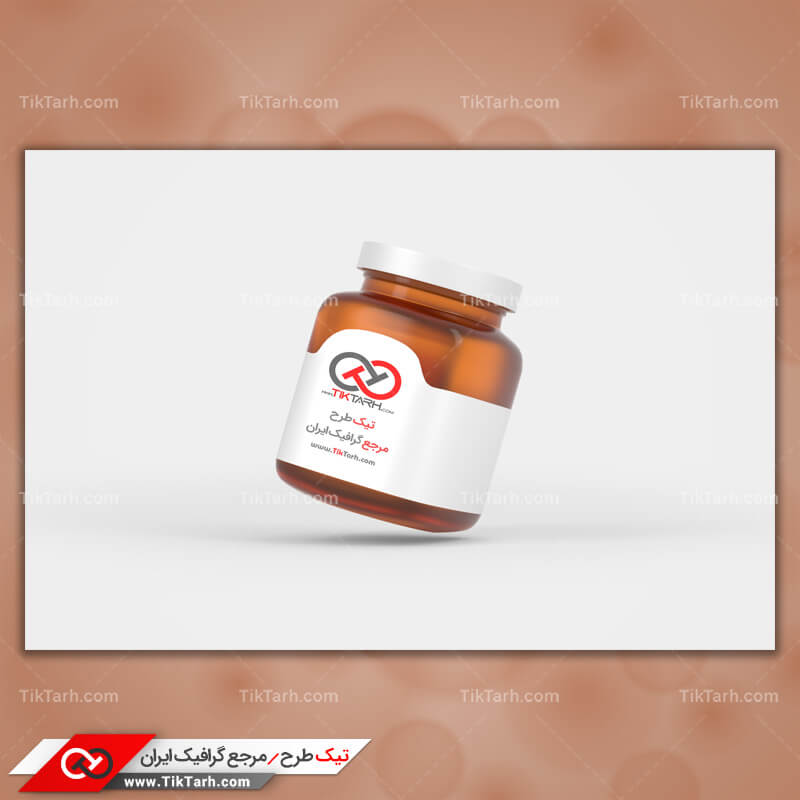دانلود موکاپ شیشه عسل طبیعی