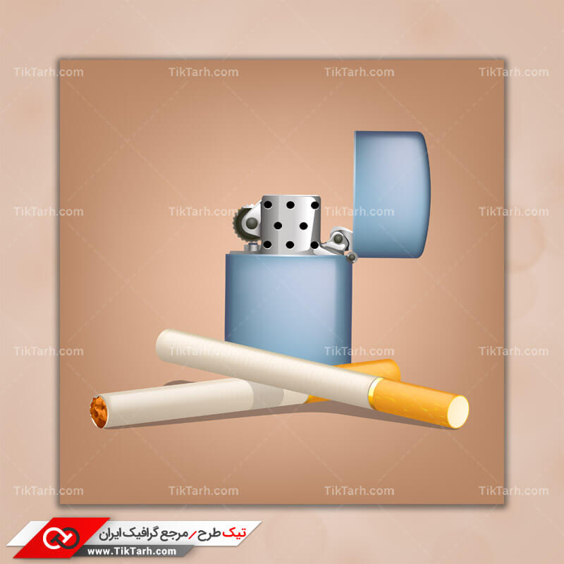 دانلود کلیپ آرت سیگار و فندک