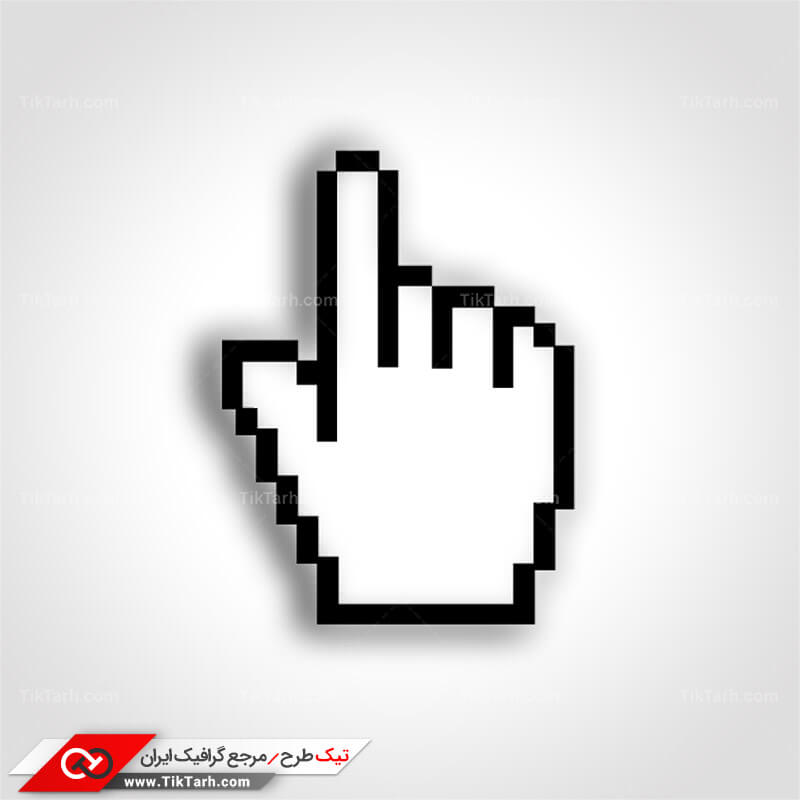 دانلود کلیپ آرت اشاره با دست به بالا