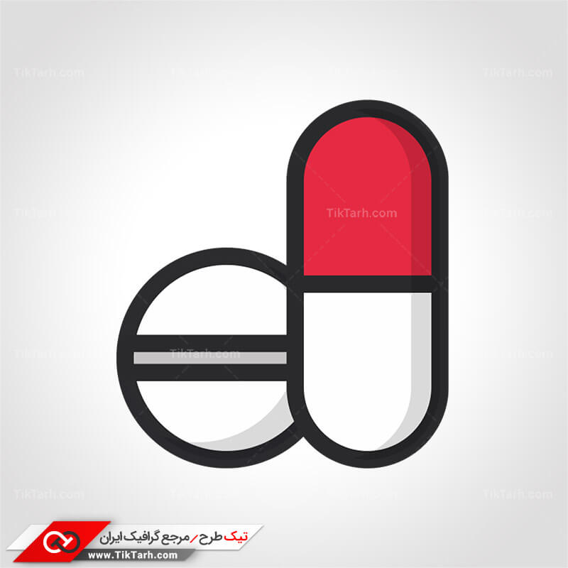 دانلود کلیپ آرت قرص و کپسول