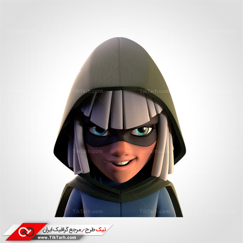 دانلود طرح لایه باز کارتونی راهزن