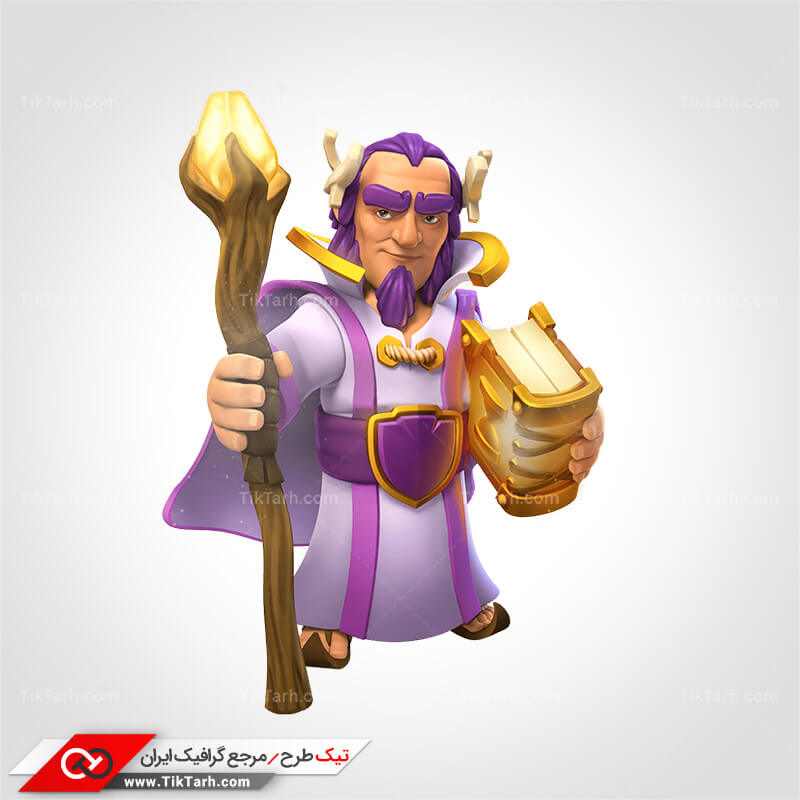 دانلود طرح لایه باز کارتونی grand warden