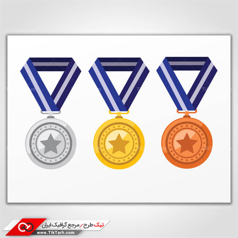 دانلود طرح لایه باز مدال ها