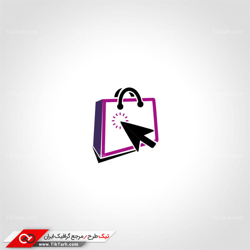 دانلود طرح لایه باز لوگو فروشگاه اینترنتی