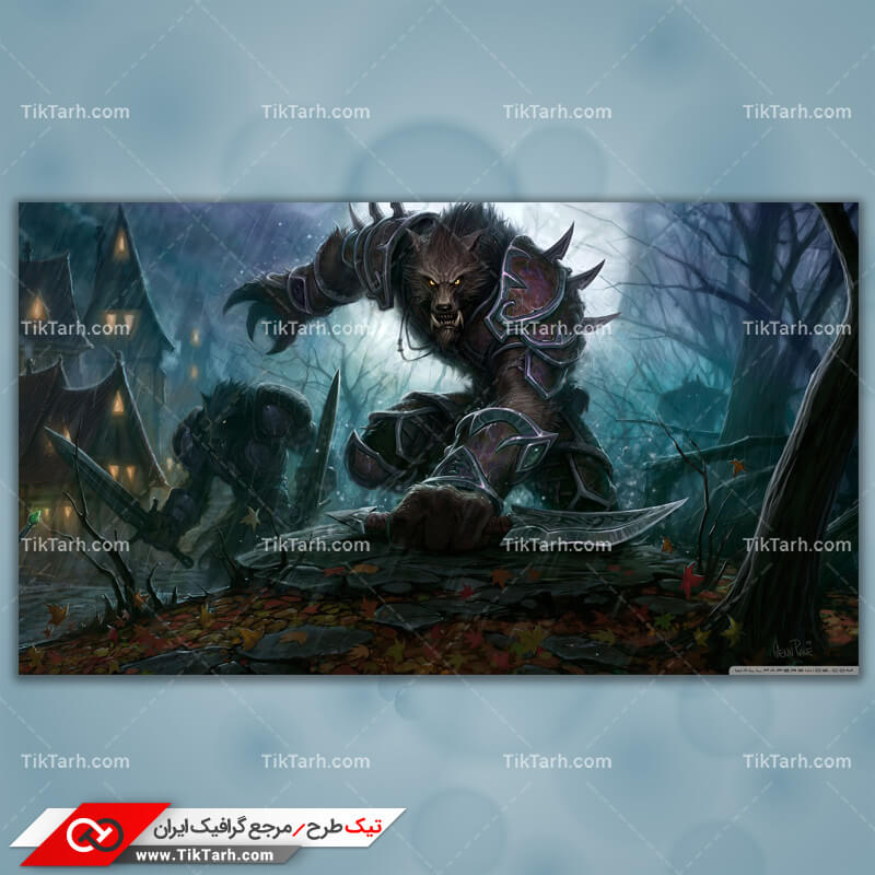 تصویر با کیفیت بازی wow cataclysm worgen