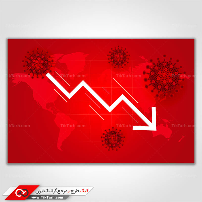 دانلود پس زمینه طراحی با طرح کاهش آمار کرونا