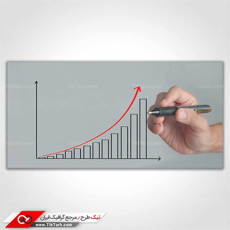 دانلود عکس لارج فرمت نمودار رشد