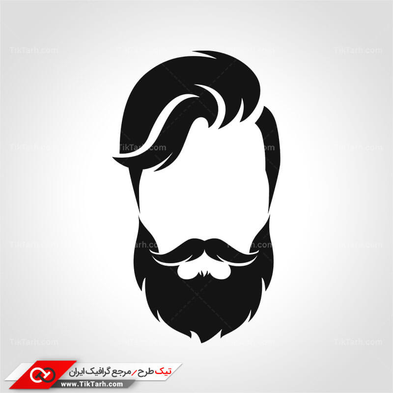 دانلود کلیپ آرت لایه باز چهره مرد