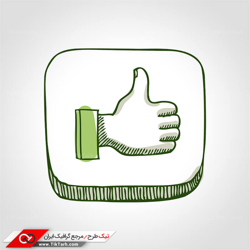 دانلود کلیپ آرت با طرح لایک