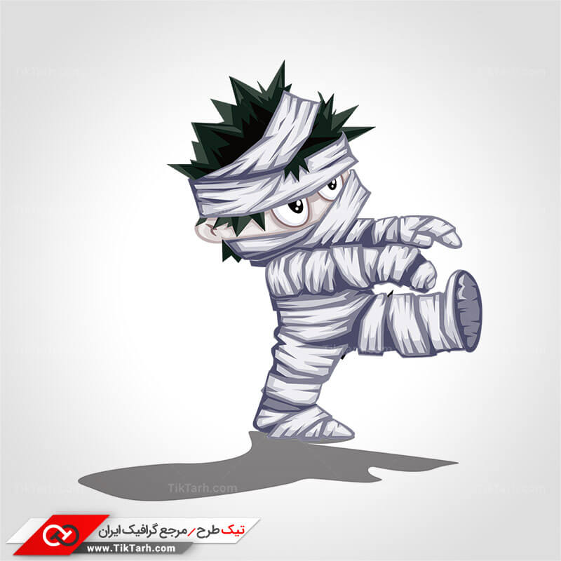دانلود کلیپ آرت پسر باندپیچی شده
