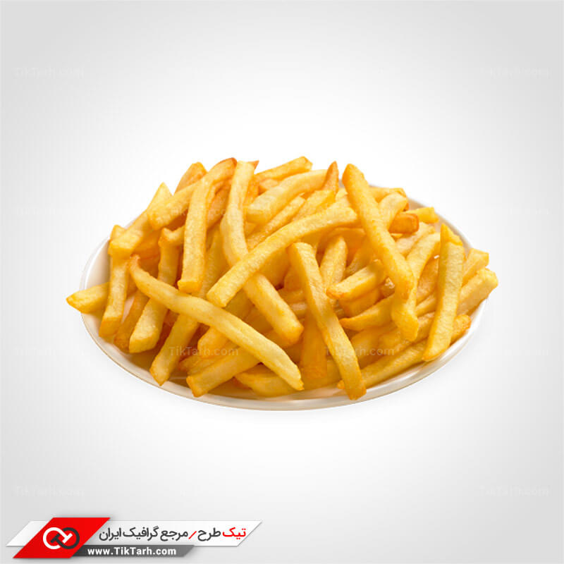 دانلود طرح گرافیکی سیب زمینی سوخاری