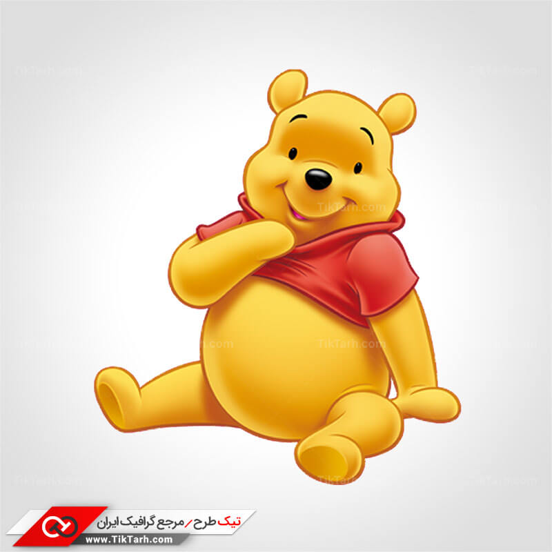 دانلود طرح کلیپ آرت شخصیت کارتونی وینی پو