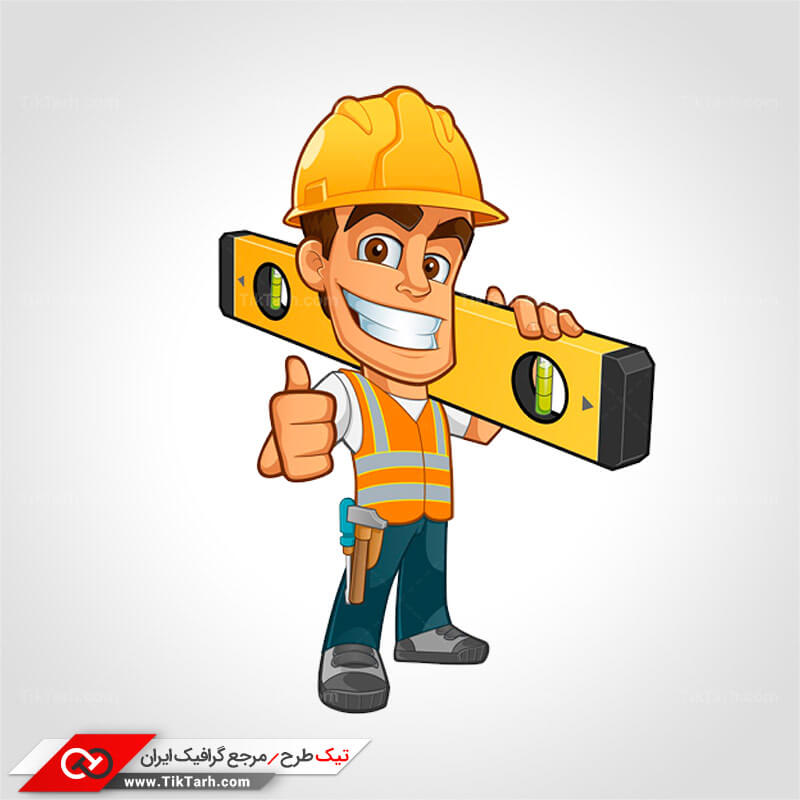 کلیپ آرت مهندس ساخت و ساز