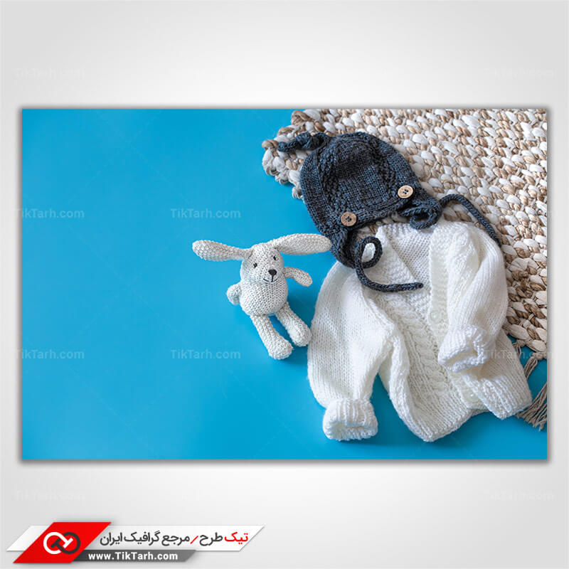 دانلود تصویر با کیفیت لباس بافتنی بچه گانه