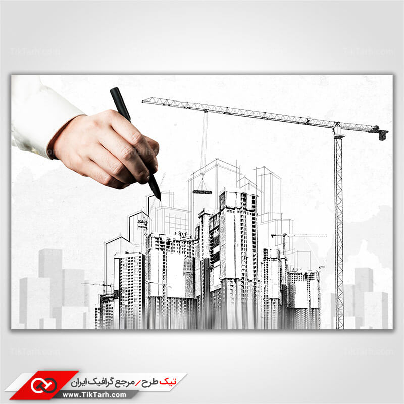 تصویر لارج فرمت طراحی برج