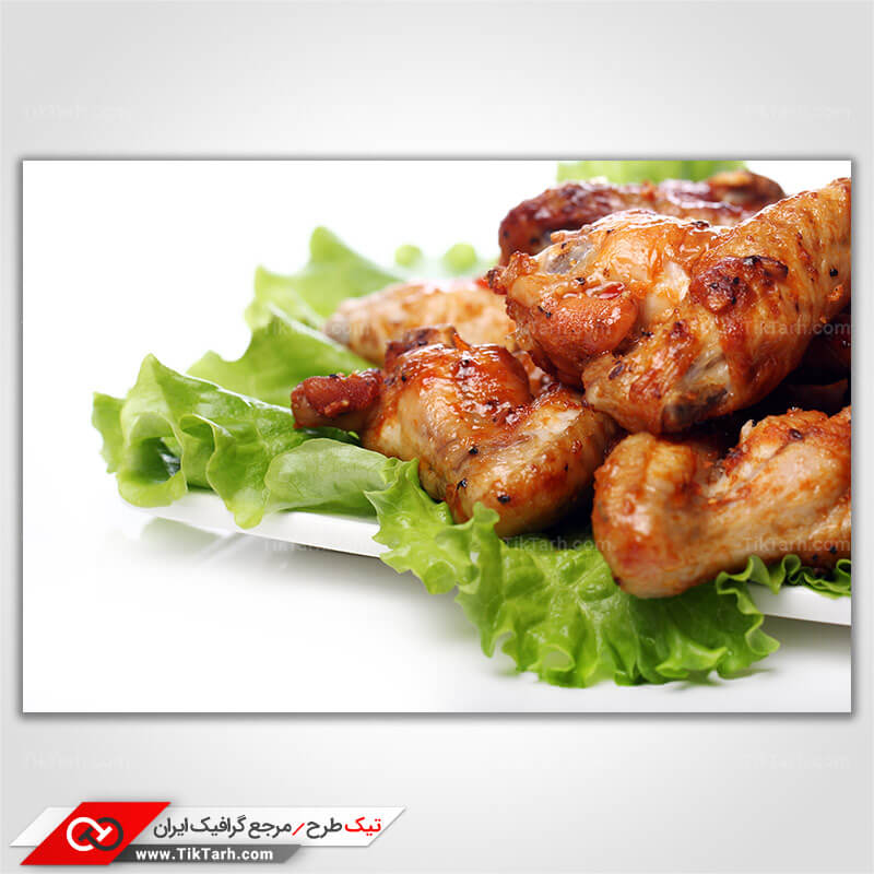 عکس گرافیکی کتف و بال سرخ شده