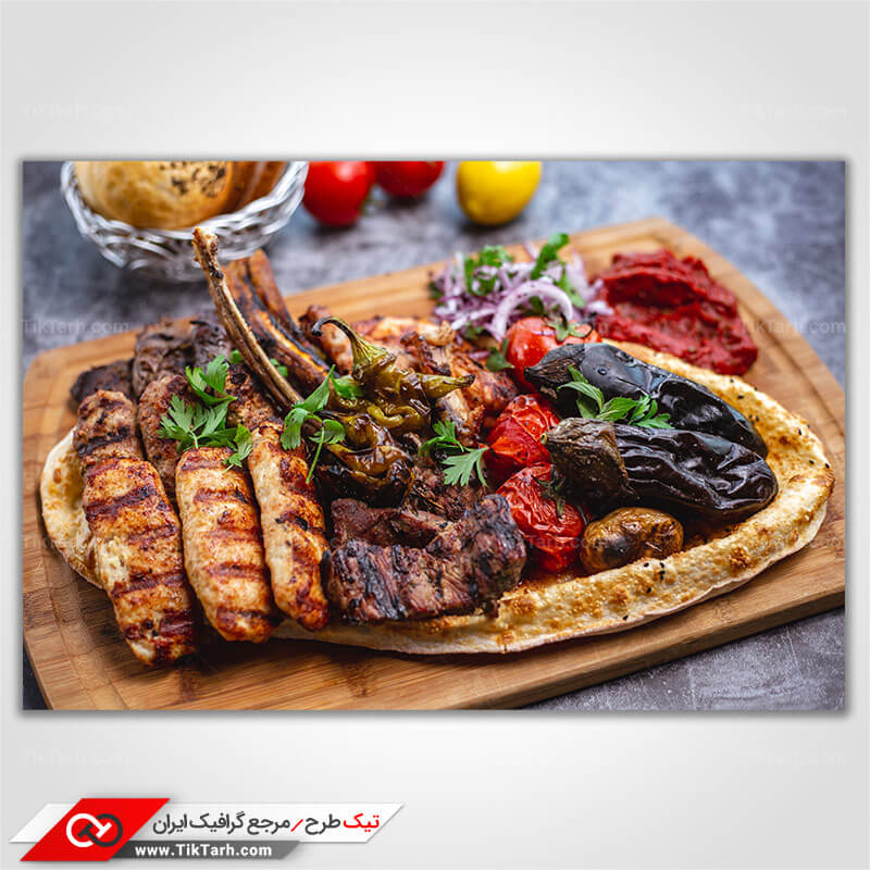 دانلود عکس باکیفیت کباب کوبیده و دل و جگر