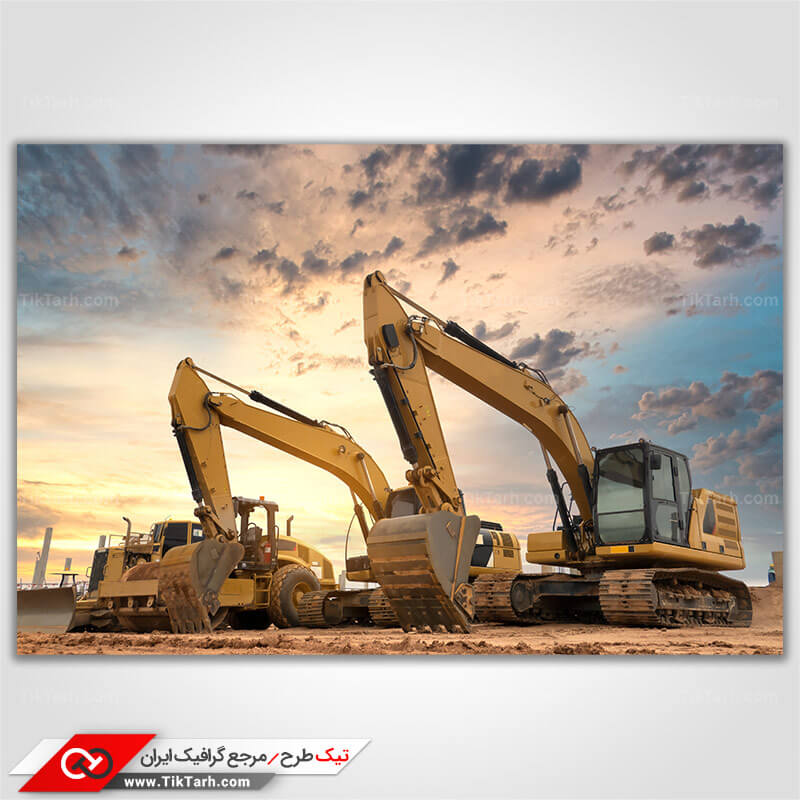 دانلود تصویر لارج فرمت بیل مکانیکی