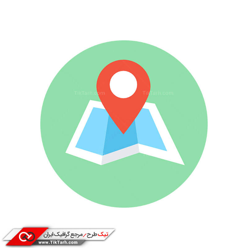 طرح لایه باز کلیپ آرت لوکیشن