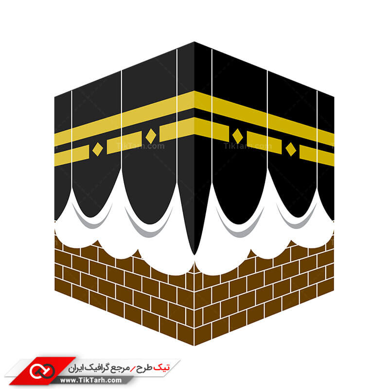 طرح آماده کلیپ آرت مذهبی کعبه