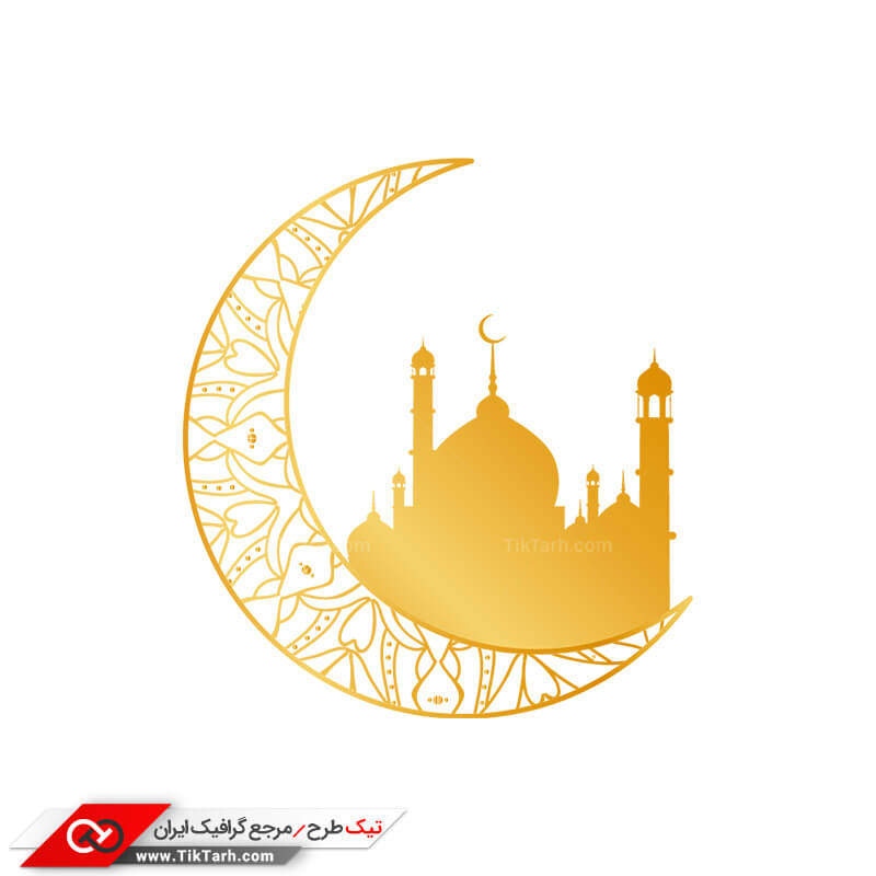 دانلود طرح آماده کلیپ آرت مذهبی مسجد زرد