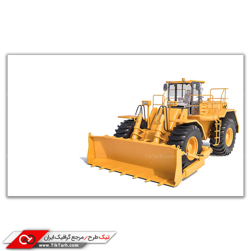 دانلود عکس با کیفیت بلدوزر زرد