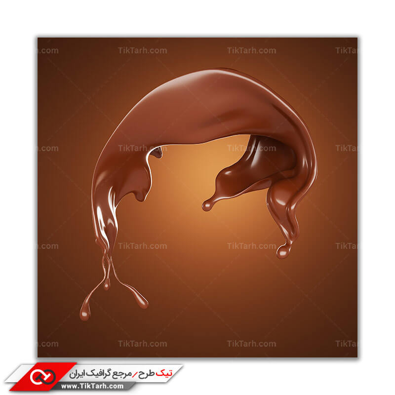 عکس باکیفیت شکلات مایع
