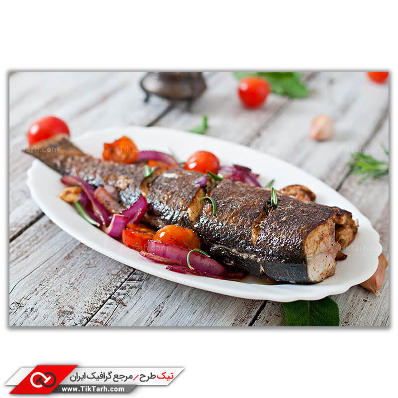 تصویر با کیفیت ماهی سرخ کرده